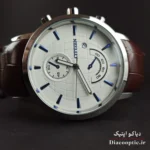 ساعت مچی مردانه موتور ژاپن برند سیتیزن مدل DO1202 بند چرمی - تصویر 4