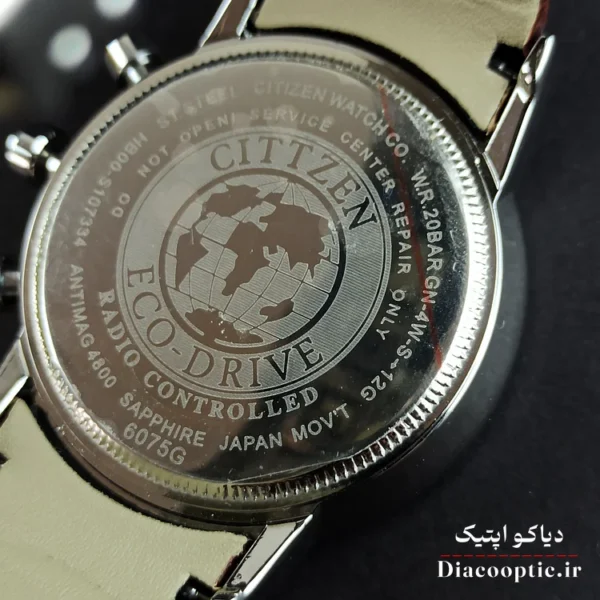 ساعت مچی مردانه موتور ژاپن برند سیتیزن مدل DO1202 بند چرمی - تصویر 6
