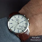 ساعت مچی مردانه موتور ژاپن برند سیتیزن مدل DO1202 بند چرمی - تصویر 8