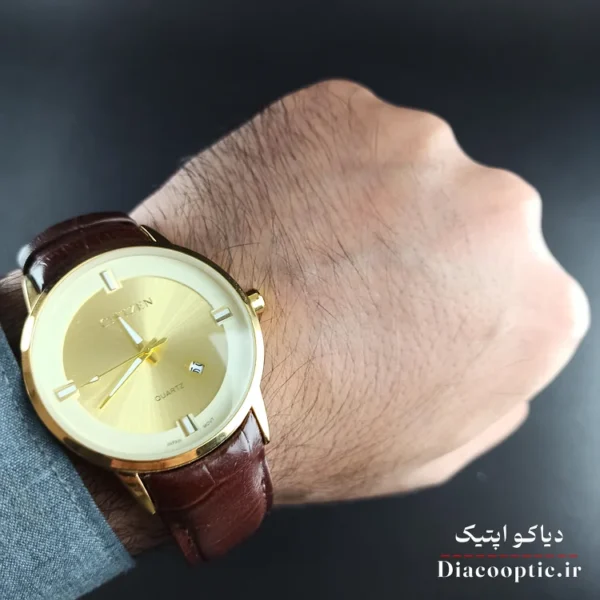 ساعت مچی مردانه موتور ژاپن برند سیتیزن مدل DO1203 بند چرمی - تصویر 9