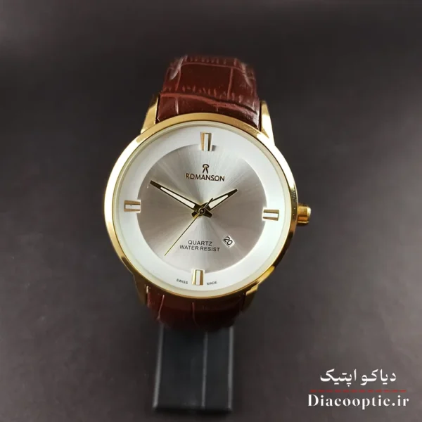 ساعت مچی مردانه موتور ژاپن برند رمانسون مدل DO1204 بند چرمی - تصویر 2