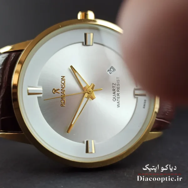 ساعت مچی مردانه موتور ژاپن برند رمانسون مدل DO1204 بند چرمی - تصویر 4