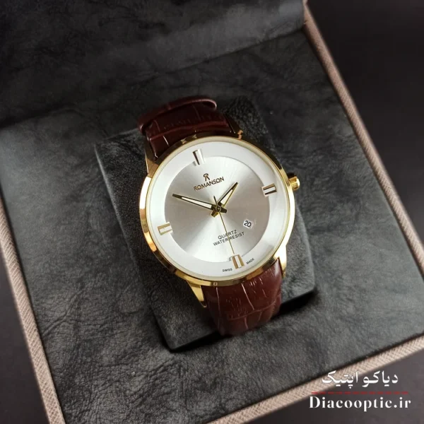 ساعت مچی مردانه موتور ژاپن برند رمانسون مدل DO1204 بند چرمی - تصویر 9