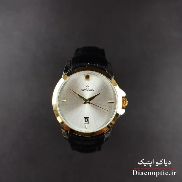 ساعت مچی زنانه موتور ژاپن برند رمانسون مدل DO1205 بند چرمی - تصویر 2