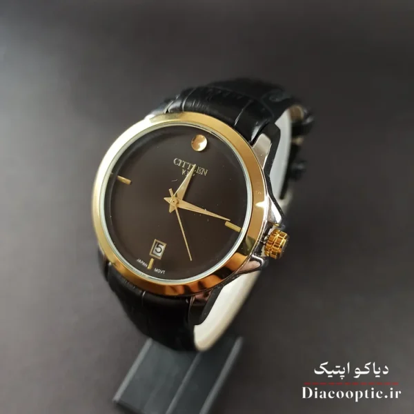 ساعت مچی زنانه موتور ژاپن برند سیتیزن مدل DO1206 بند چرمی - تصویر 12