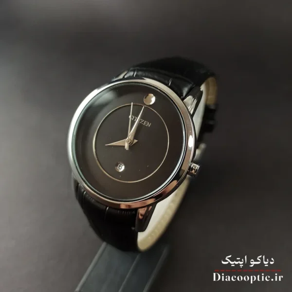 ساعت مچی زنانه موتور ژاپن برند سیتیزن مدل DO1207 بند چرمی - تصویر 3