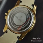 ساعت مچی زنانه موتور ژاپن برند الگانس مدل DO1210 بند چرمی - تصویر 4