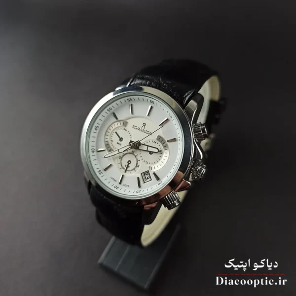 ساعت مچی زنانه موتور ژاپن برند رمانسون مدل DO1214 بند چرمی - تصویر 13