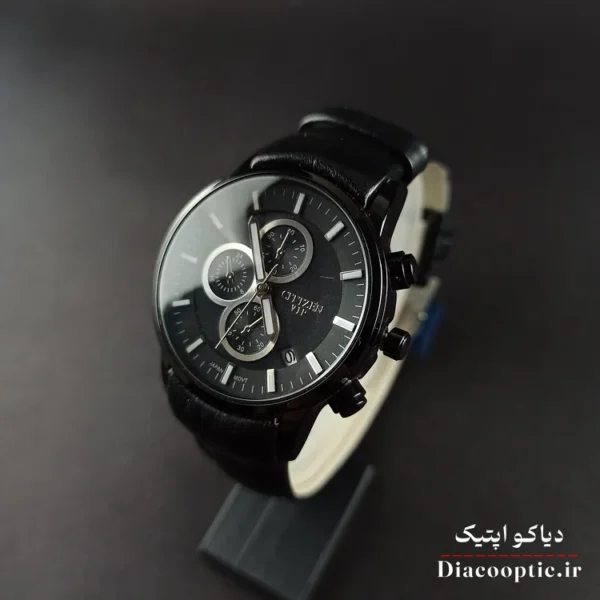 ساعت مچی زنانه موتور ژاپن برند سیتیزن مدل DO1216 بند چرمی - تصویر 3