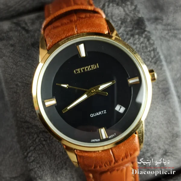 ساعت مچی زنانه موتور ژاپن برند سیتیزن مدل DO1217 بند چرمی - تصویر 7