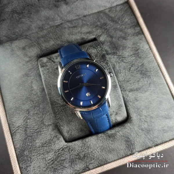 ساعت مچی زنانه موتور ژاپن برند سیتیزن مدل DO1218 بند چرمی - تصویر 6