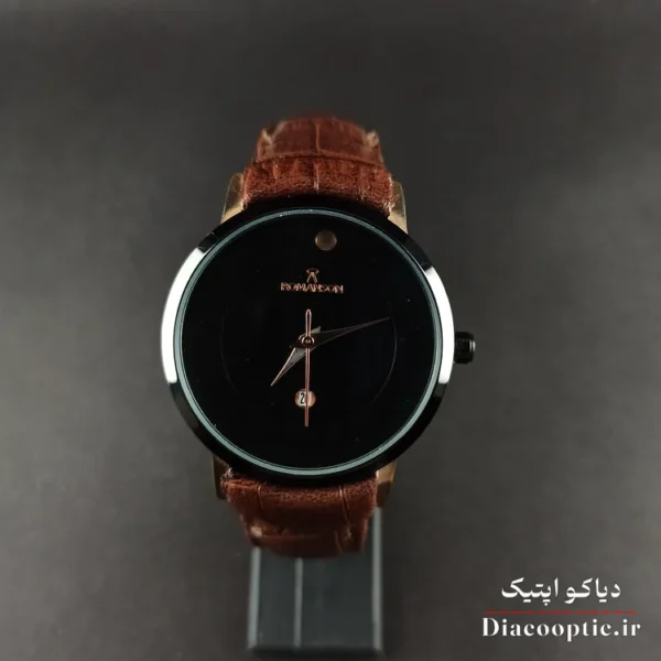 ساعت مچی زنانه موتور ژاپن برند رمانسون مدل DO1219 بند چرمی - تصویر 2