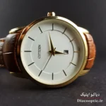 ساعت مچی زنانه موتور ژاپن برند سیتیزن مدل DO1222 بند چرمی - تصویر 4