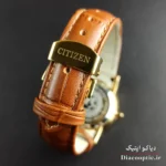 ساعت مچی زنانه موتور ژاپن برند سیتیزن مدل DO1222 بند چرمی - تصویر 5