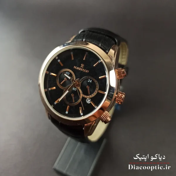 ساعت مچی زنانه موتور ژاپن برند رمانسون مدل DO1221 بند چرمی - تصویر 10