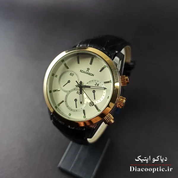 ساعت مچی زنانه موتور ژاپن برند رمانسون مدل DO1221 بند چرمی - تصویر 14