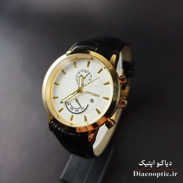 ساعت مچی زنانه موتور ژاپن برند سیتیزن مدل DO1221 بند چرمی - تصویر 3