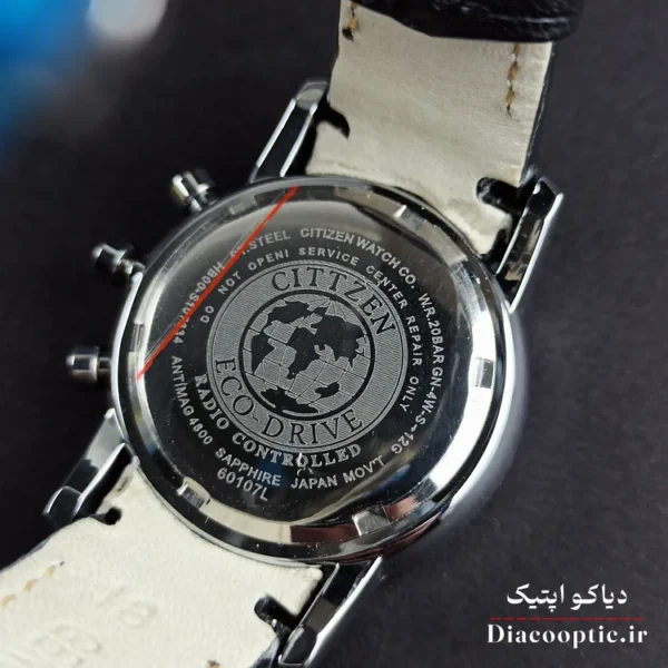 ساعت مچی زنانه موتور ژاپن برند سیتیزن مدل DO1223 بند چرمی - تصویر 5