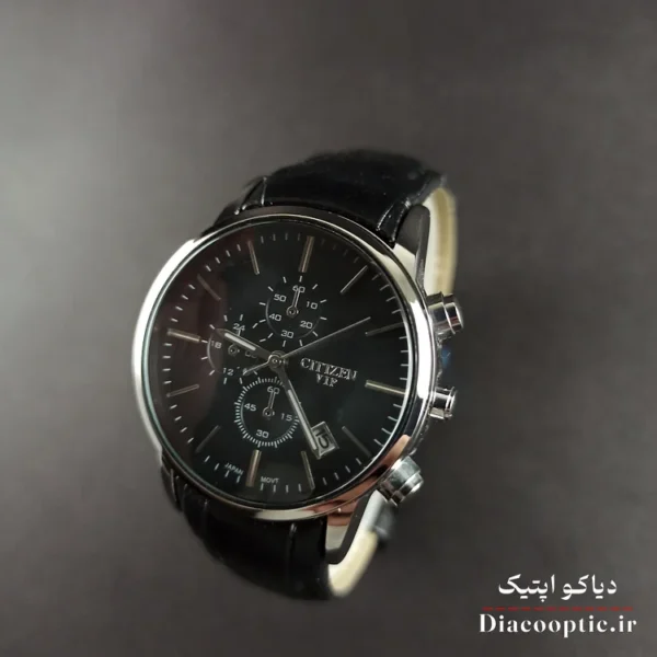 ساعت مچی زنانه موتور ژاپن برند سیتیزن مدل DO1225 بند چرمی - تصویر 8