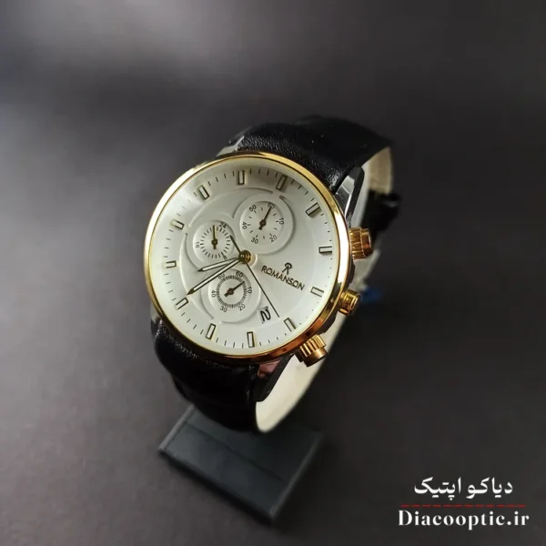 ساعت مچی زنانه موتور ژاپن برند رمانسون مدل DO1229 بند چرمی - تصویر 3