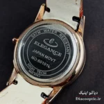 ساعت مچی زنانه موتور ژاپن برند الگانس مدل DO1232 بند چرمی - تصویر 6