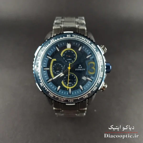ساعت مچی مردانه برند فیترون سه موتور مدل Do1233 استیل - تصویر 2