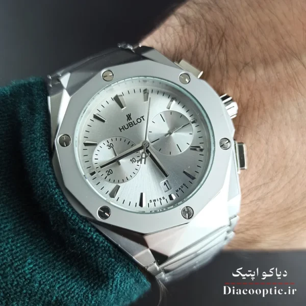ساعت مچی مردانه برند هابلوت مدل Do1242 استیل - تصویر 8