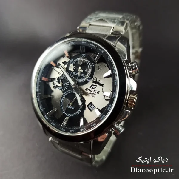 ساعت مچی مردانه برند کاسیو سه موتور مدل DO1244 جهان نما - تصویر 11