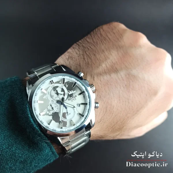 ساعت مچی مردانه برند کاسیو سه موتور مدل DO1244 جهان نما - تصویر 16