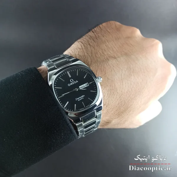 ساعت مچی مردانه برند امگا مدل Do1250 دو‌تقویم - تصویر 10