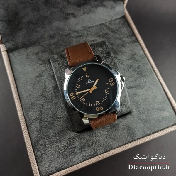 ساعت مچی مردانه بند چرم برند فیترون مدل Do1268 - تصویر 11