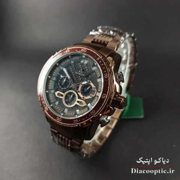 ساعت مچی مردانه سه موتور برند فیترون مدل Do1269 استیل - تصویر 3
