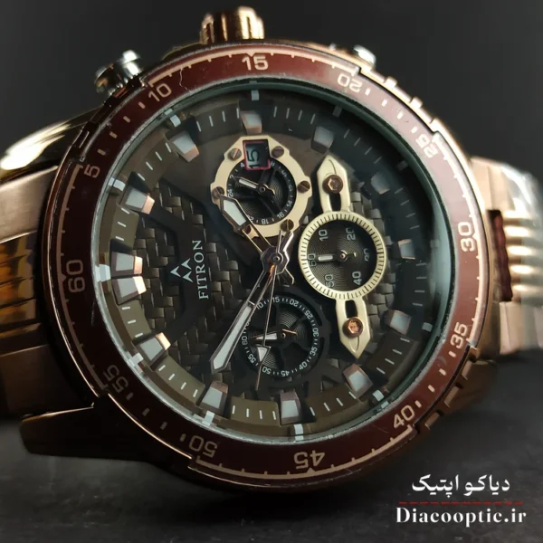 ساعت مچی مردانه سه موتور برند فیترون مدل Do1269 استیل - تصویر 4