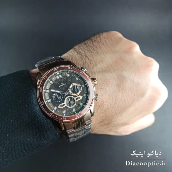 ساعت مچی مردانه سه موتور برند فیترون مدل Do1269 استیل - تصویر 7