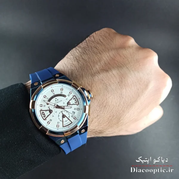 ساعت مچی مردانه سه موتور برند فیترون مدل Do1272 بند رابر - تصویر 12
