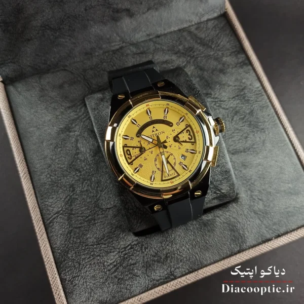 ساعت مچی مردانه سه موتور برند فیترون مدل Do1273 بند رابر - تصویر 11