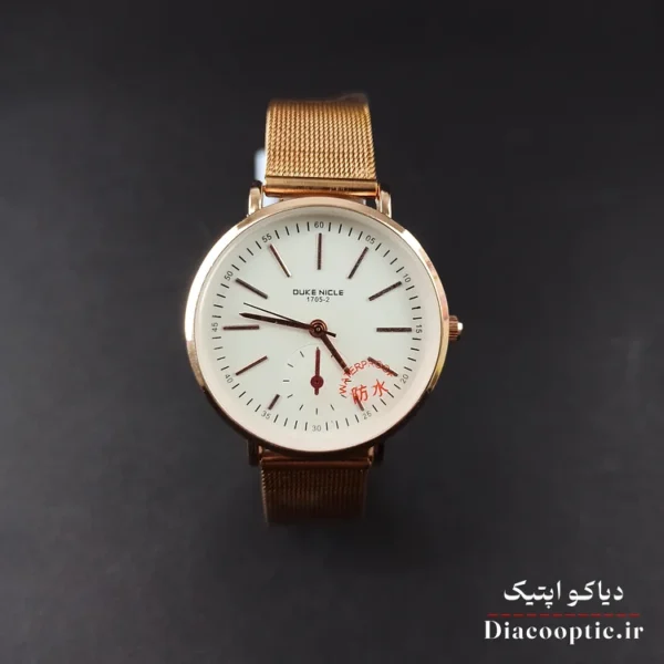 ساعت مچی مردانه برند Duke مدل Duk1122 بند حصیری - تصویر 2