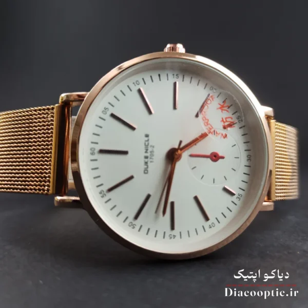 ساعت مچی مردانه برند Duke مدل Duk1122 بند حصیری - تصویر 3