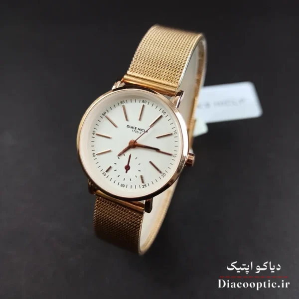 ساعت مچی ست برند Duke مدل Duk1124 بند حصیری - تصویر 6