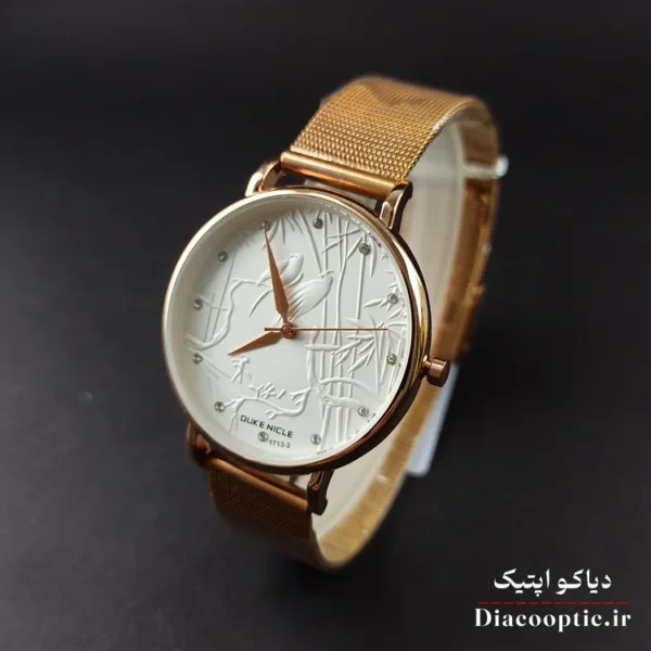 ساعت مچی زنانه برند Duke مدل duk1130 بند حصیری - تصویر 2