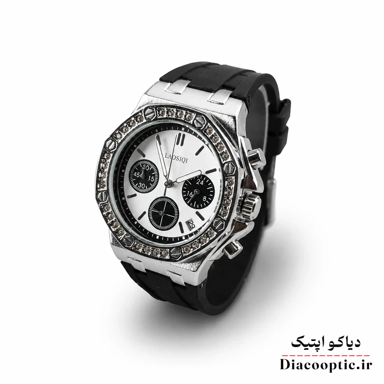 f344afbb-a5db-48a8-8d42-8a88bcb09f64.webp ساعت مچی زنانه برند Laosiqi سه موتور مدل بند رابر - تصویر 1