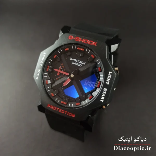ساعت مچی دخترانه و پسرانه دیجیتالی بند رابر برند جی شاک مدل G 1259 - تصویر 10
