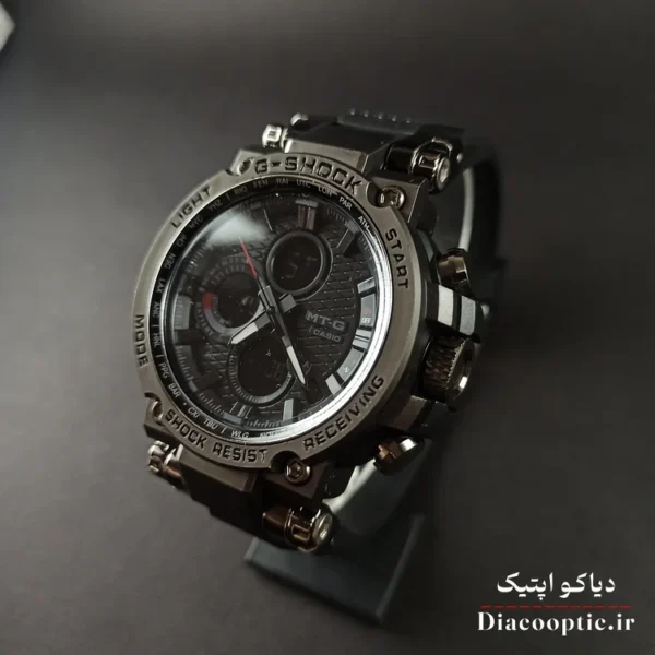 ساعت مچی مردانه دو زمانه برند جی شاک مدل G1261 بند رابر - تصویر 10