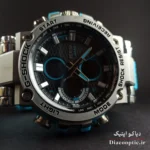 ساعت مچی مردانه دو زمانه برند جی شاک مدل G1261 بند رابر - تصویر 4