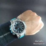 ساعت مچی مردانه دو زمانه برند جی شاک مدل G1261 بند رابر - تصویر 7