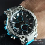 ساعت مچی مردانه دو زمانه برند جی شاک مدل G1261 بند رابر - تصویر 8