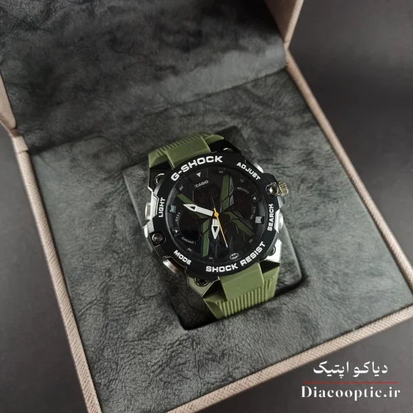 ساعت مچی پسرانه دو زمانه برند جی شاک مدل G1262 بند رابر - تصویر 13