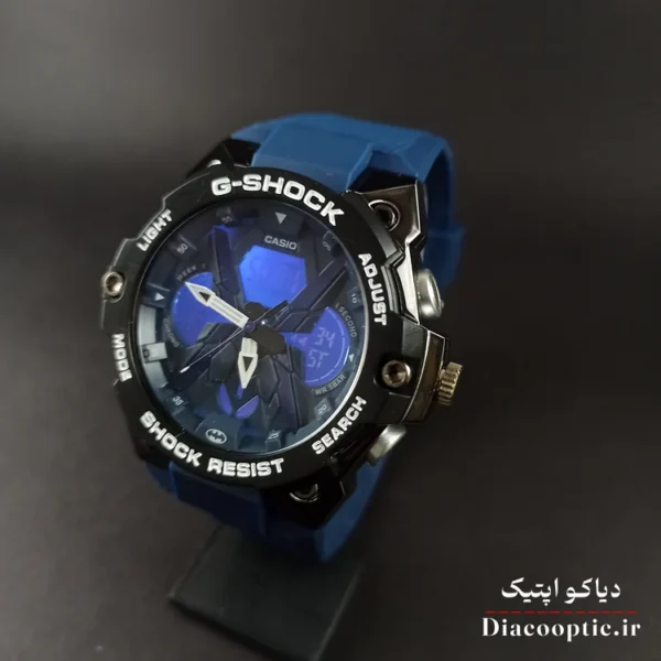 ساعت مچی پسرانه دو زمانه برند جی شاک مدل G1262 بند رابر - تصویر 3