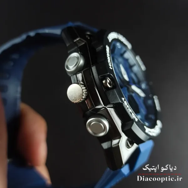 ساعت مچی پسرانه دو زمانه برند جی شاک مدل G1262 بند رابر - تصویر 7