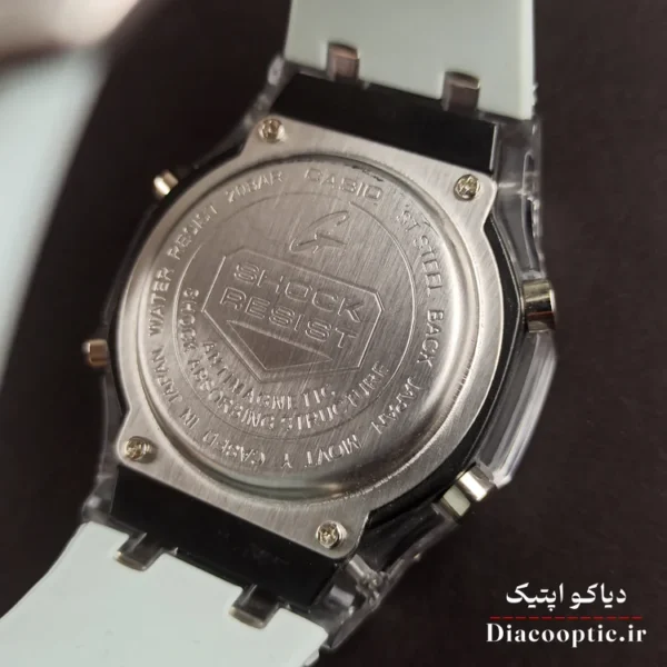 ساعت مچی دخترانه و پسرانه برند جیشاک مدل G1263 دو زمانه بند رابر - تصویر 6